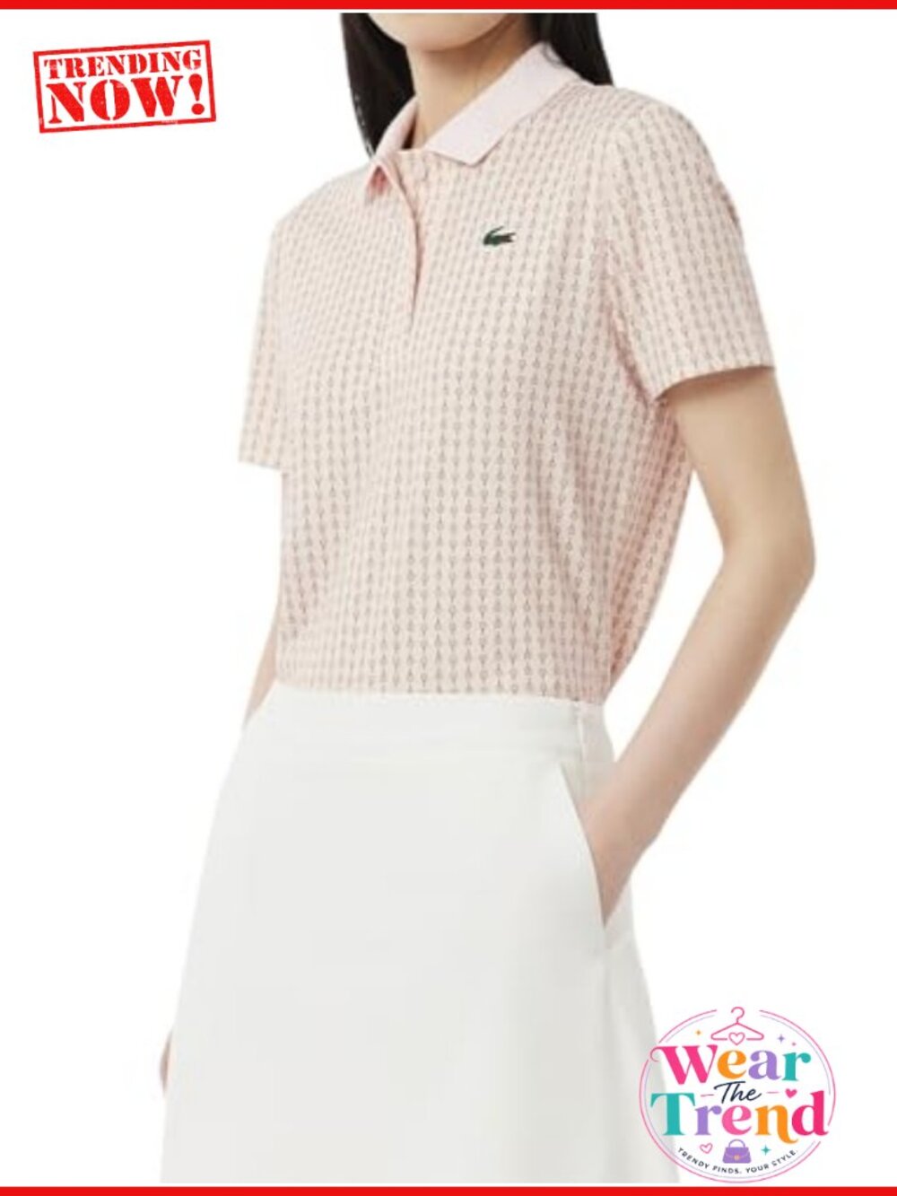 Lacoste Sport Regular Fit UV Protect Golf Polo Shirt Short Sleeve